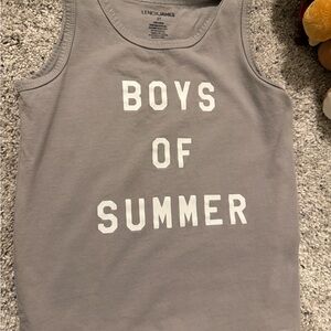 Lenox James Gray Boys Tank Top